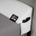 GORILLA GRIP King Bed Wedge Pillow Gap Filler - Stop Pillows Falling