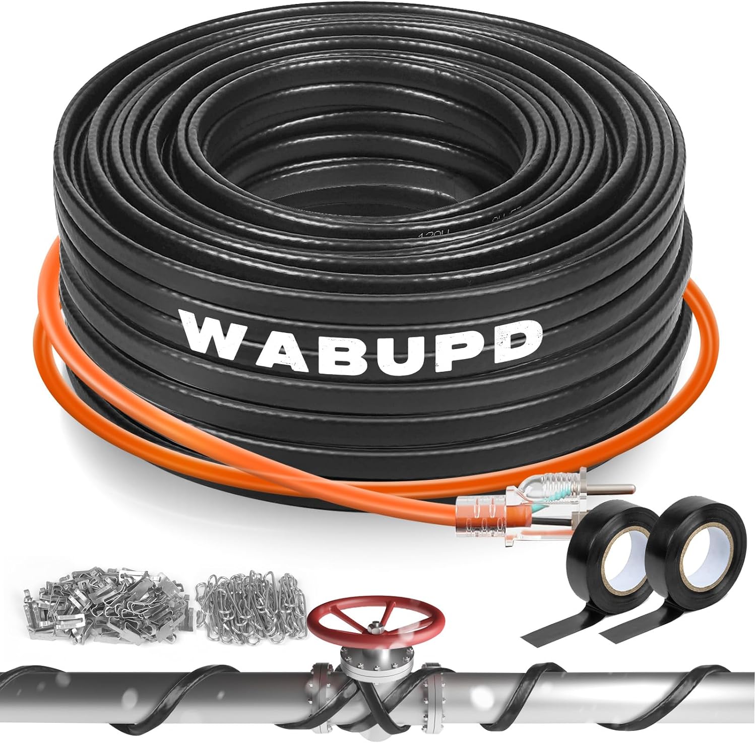 3FT-200FT Heat Tape for Water Pipes - Ultimate Freeze Protection