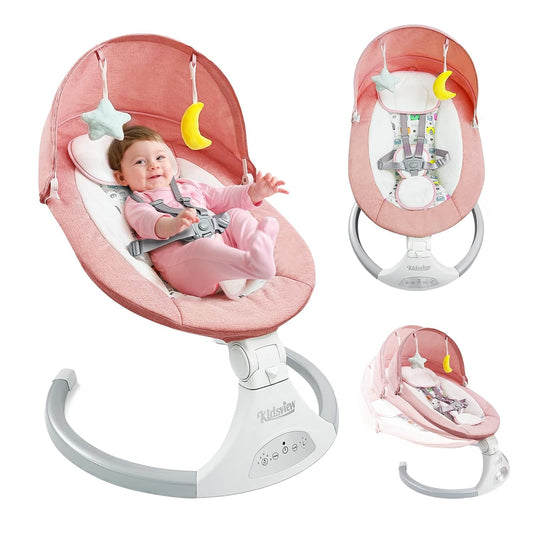 Portable Baby Swing with Music & Lullabies for Restful Sleep | KIDSVIEW
