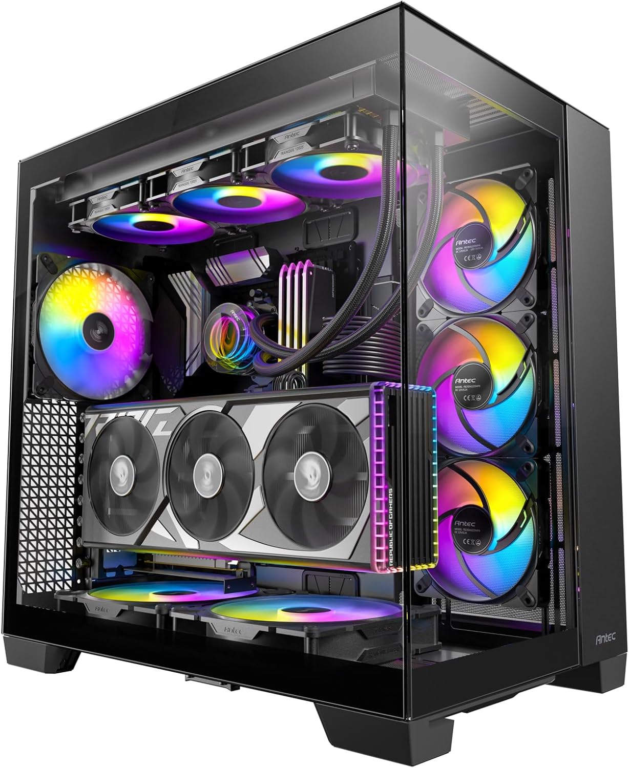 Antec C8 ARGB Full-Tower E-ATX PC Case with Dual Chamber Design