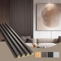 OUZUGIE WPC Acoustic Slat Wall Panels for Modern Interior Design