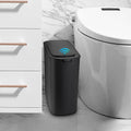 Cesun Automatic Motion Sensor Black Bathroom Trash Can - Touchless