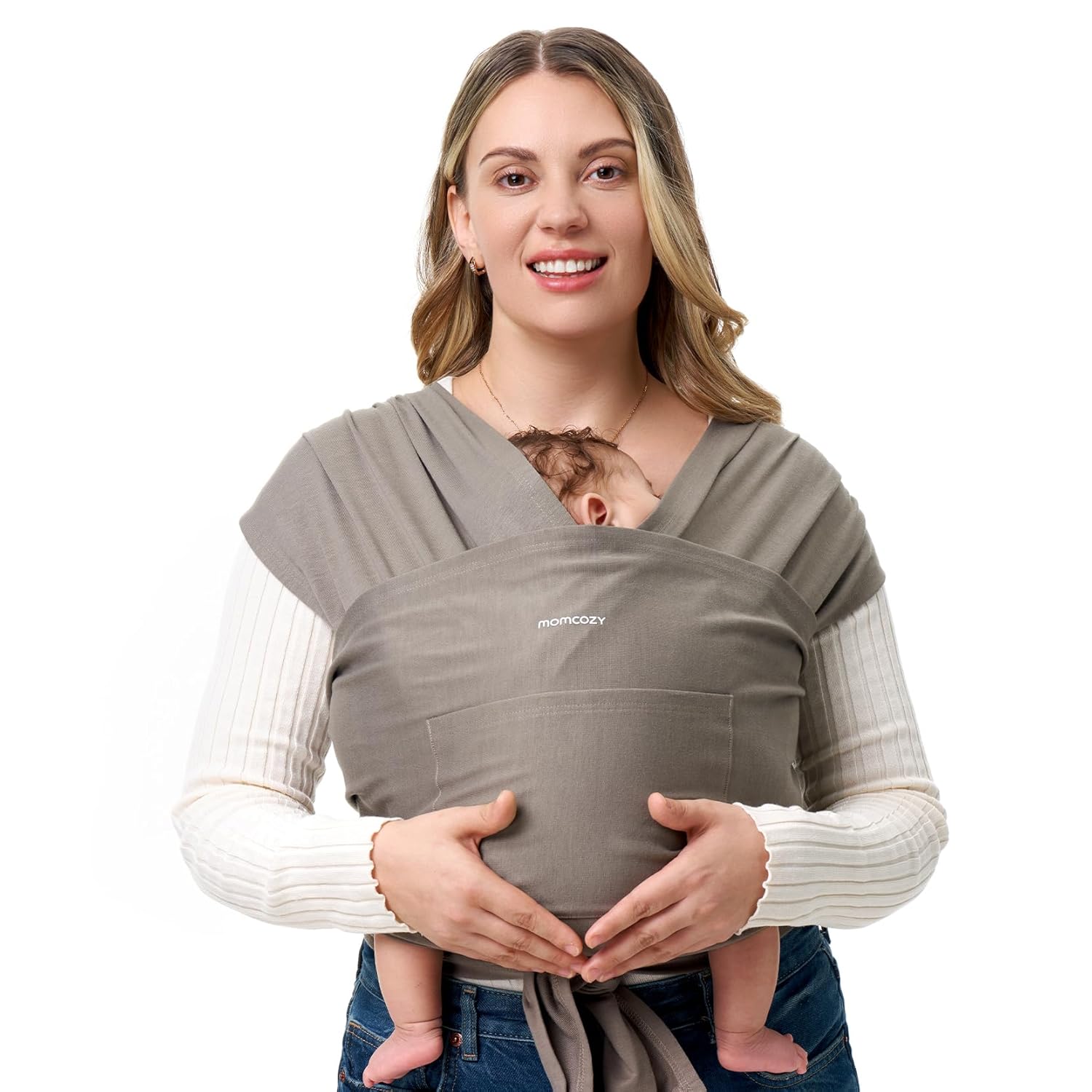 Momcozy Easy Wear Baby Wrap - Lightweight Hands-Free Sling