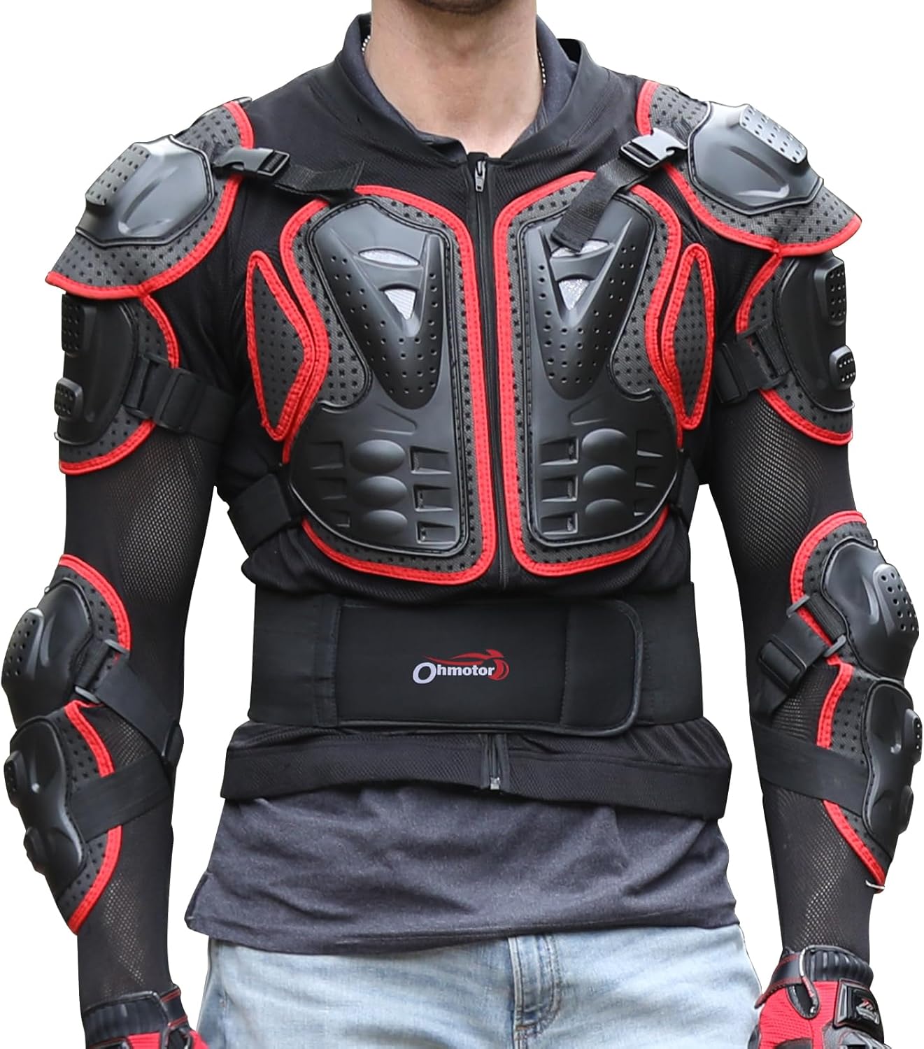 OHMOTOR Motorcycle Body Protective Jacket for Ultimate Safety