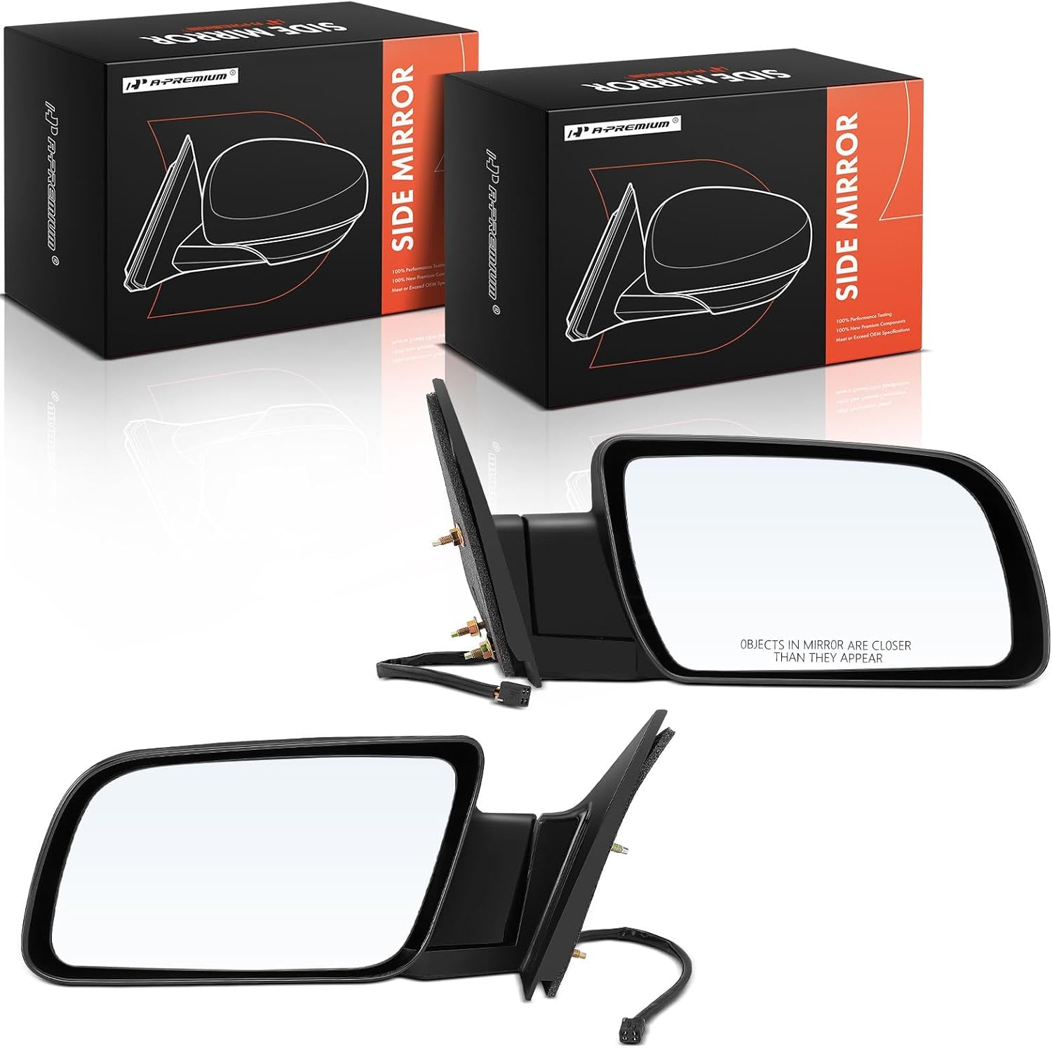 A-Premium Driver & Passenger Side View Mirror for Chevy & GMC