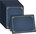 GNL Certificate Holders 100 Pack Blue Diploma Covers - Elegant