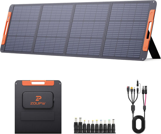 200W Solar Panel: High Efficiency & Portable Power Boost!