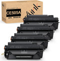 v4ink 4PK Compatible Toner Cartridge for HP 05A CE505A Printers