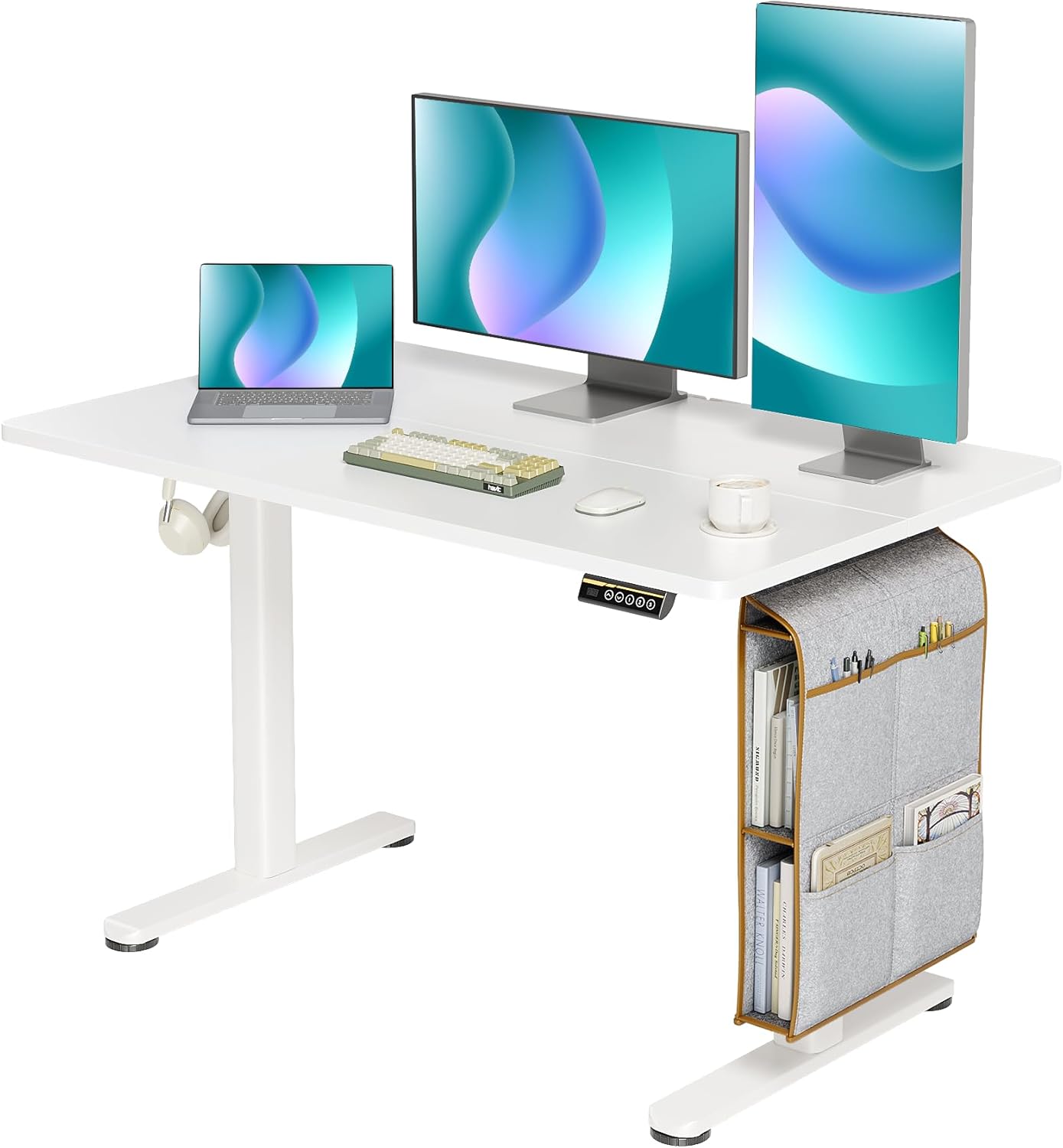 Adjustable Height Standing Desk with Storage Bag