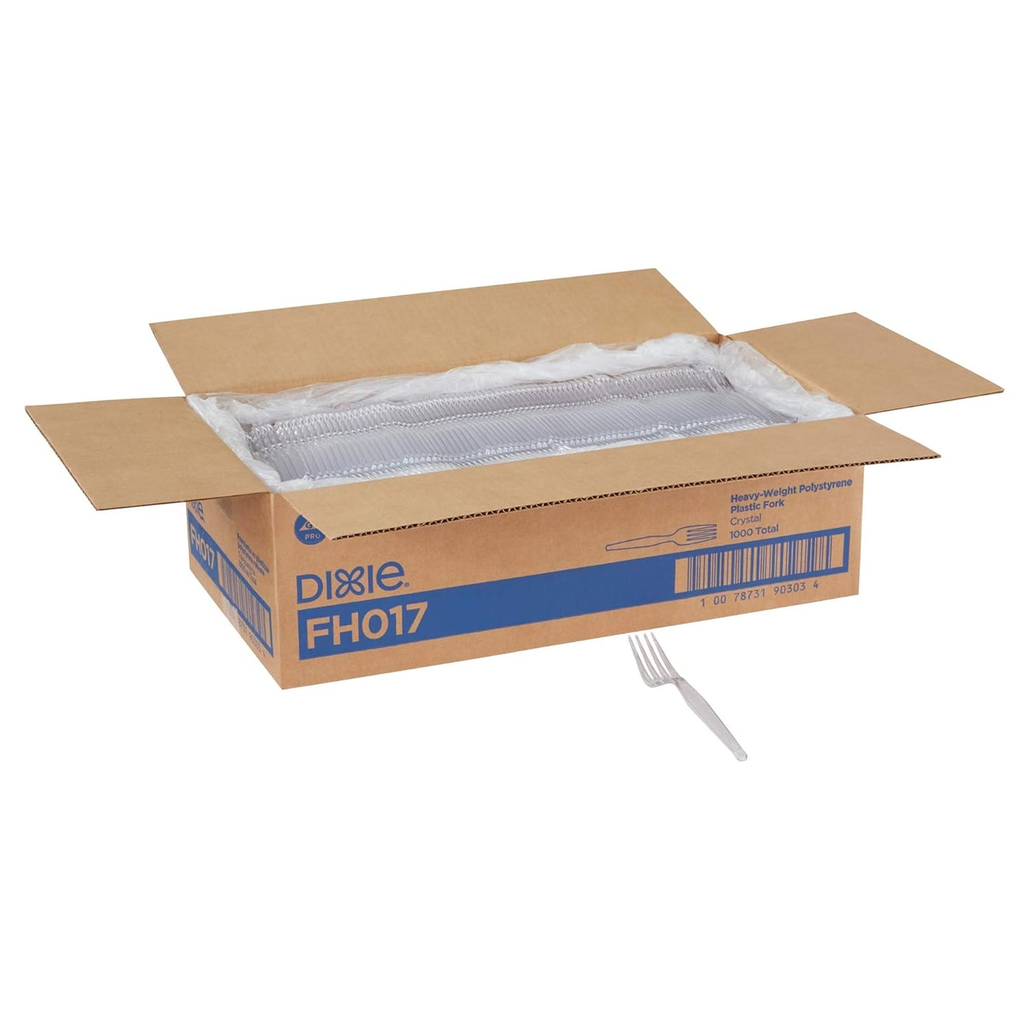 Dixie Heavy-Weight Polystyrene Plastic Forks for Upscale Dining