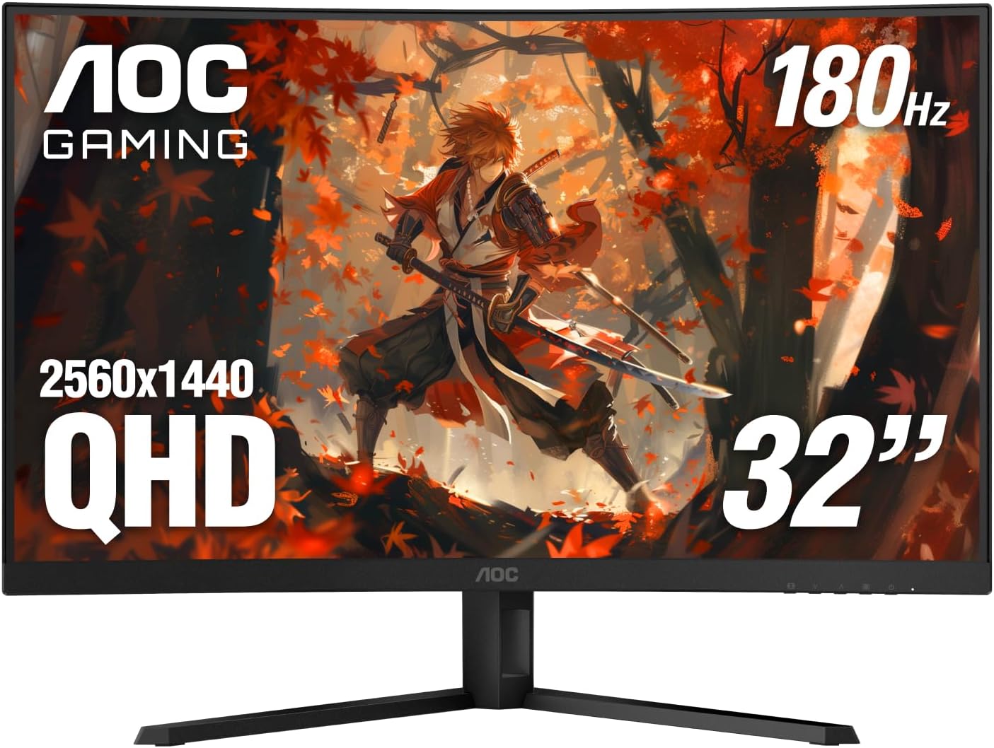 AOC CQ32G4VE 32 Curved Gaming Monitor with 180Hz Refresh Rate