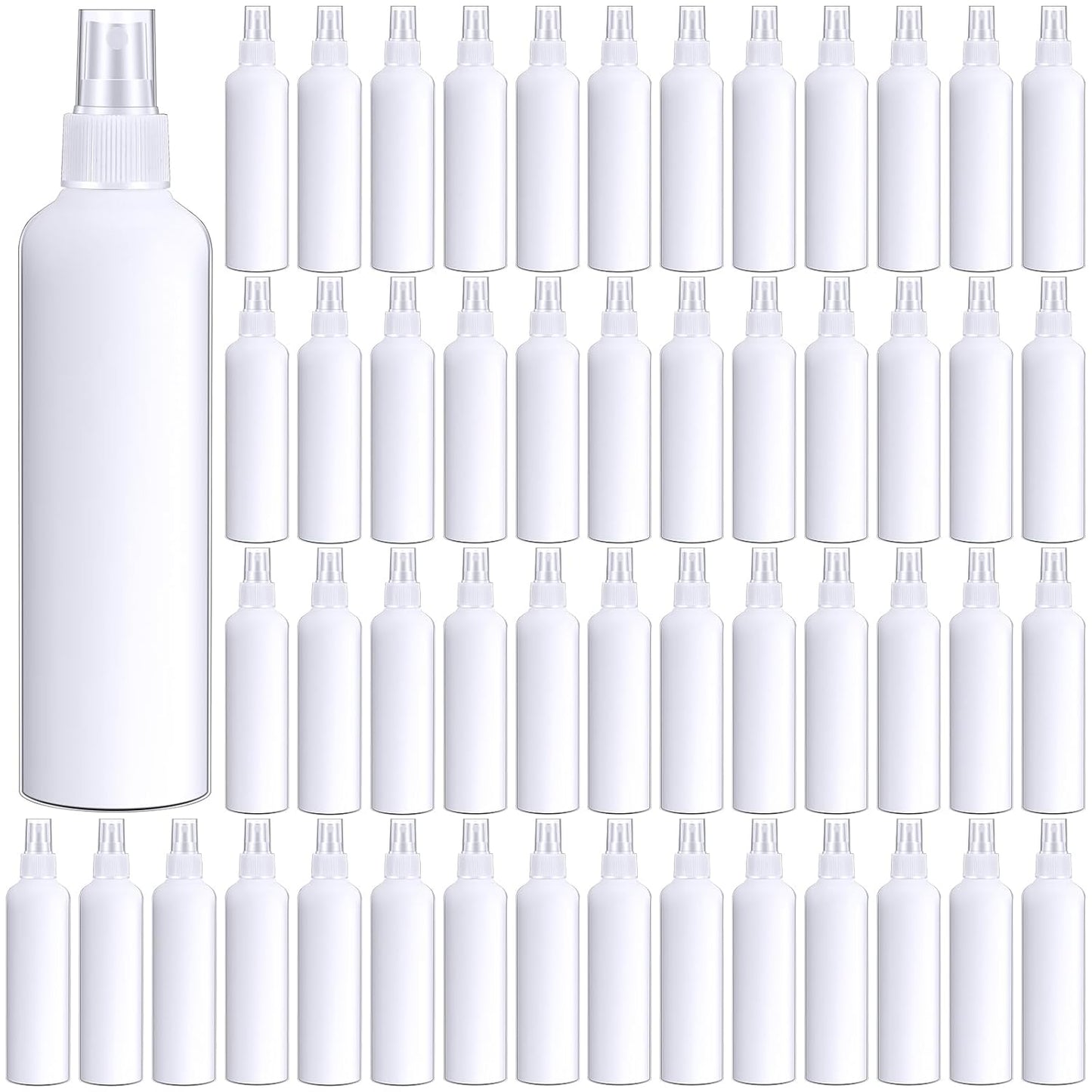 32 Pcs 8 oz Fine Mist Spray Bottles for Travel and Cleaning
