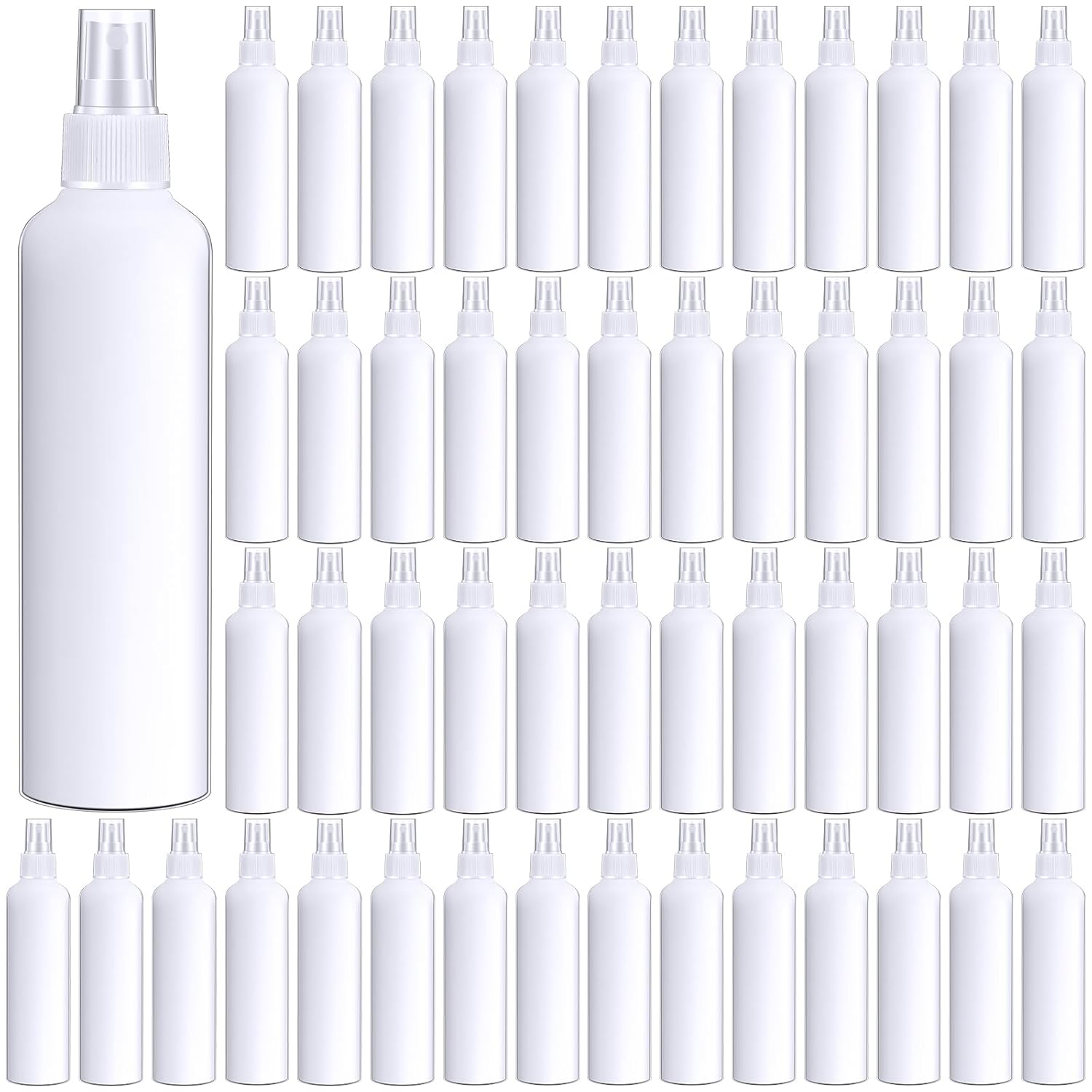 32 Pcs 8 oz Fine Mist Spray Bottles for Travel and Cleaning