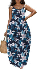 Plus Size Hawaiian Sundress Maxi for Women - Breathable Luau Dress