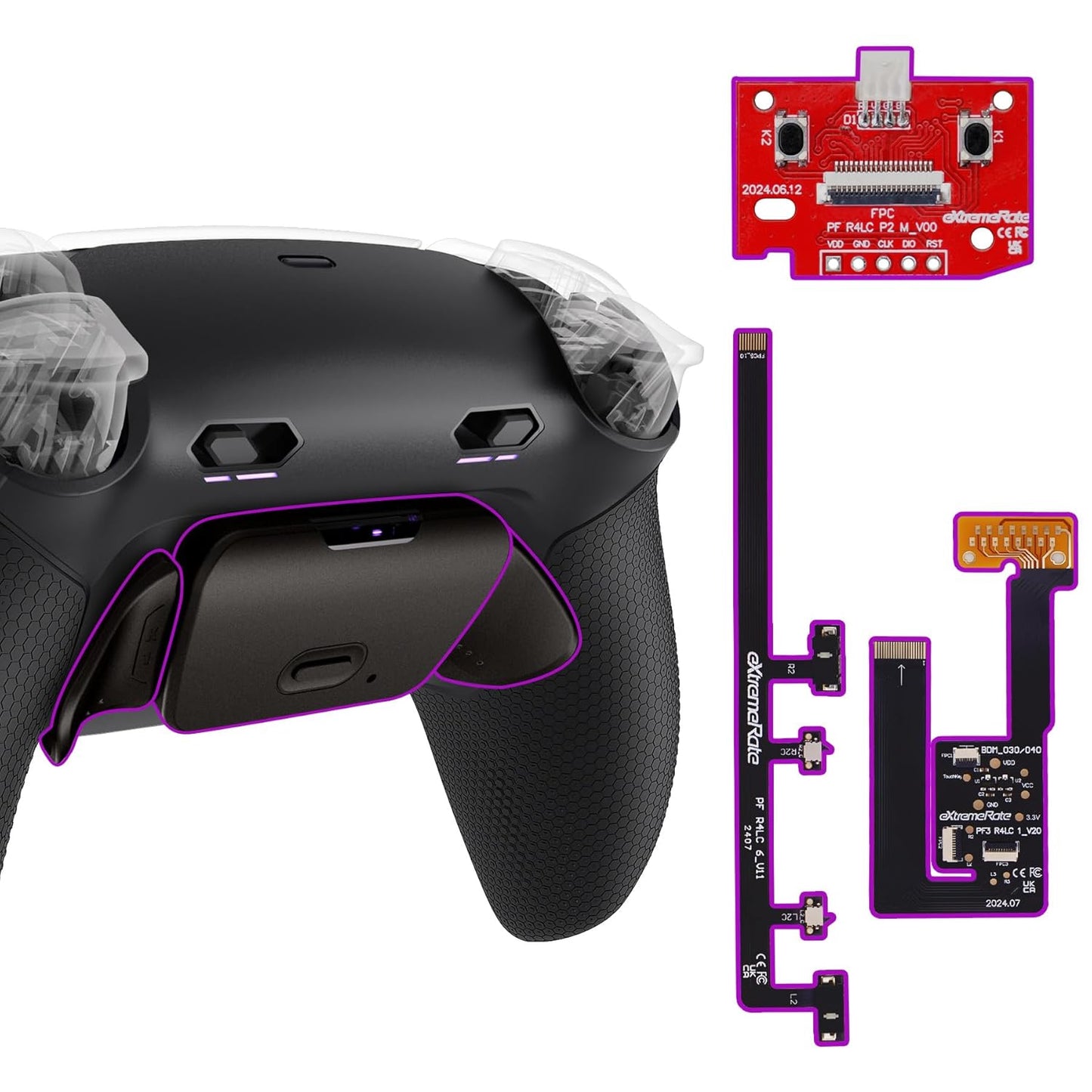 eXtremeRate RISE Plus MAX RMB Back Paddles Kit for PS5