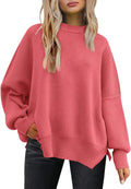 LILLUSORY Oversized Batwing Sweater - Cozy Fall Knit Pullover Women's