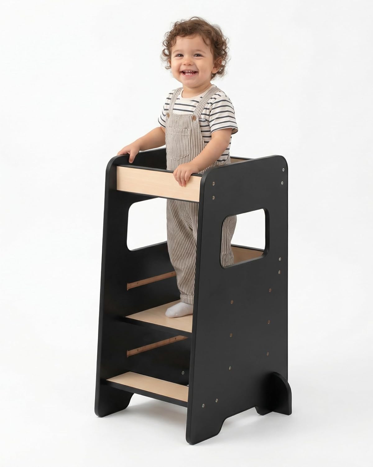 Montessori Kitchen Tower for Toddlers with Adjustable Height