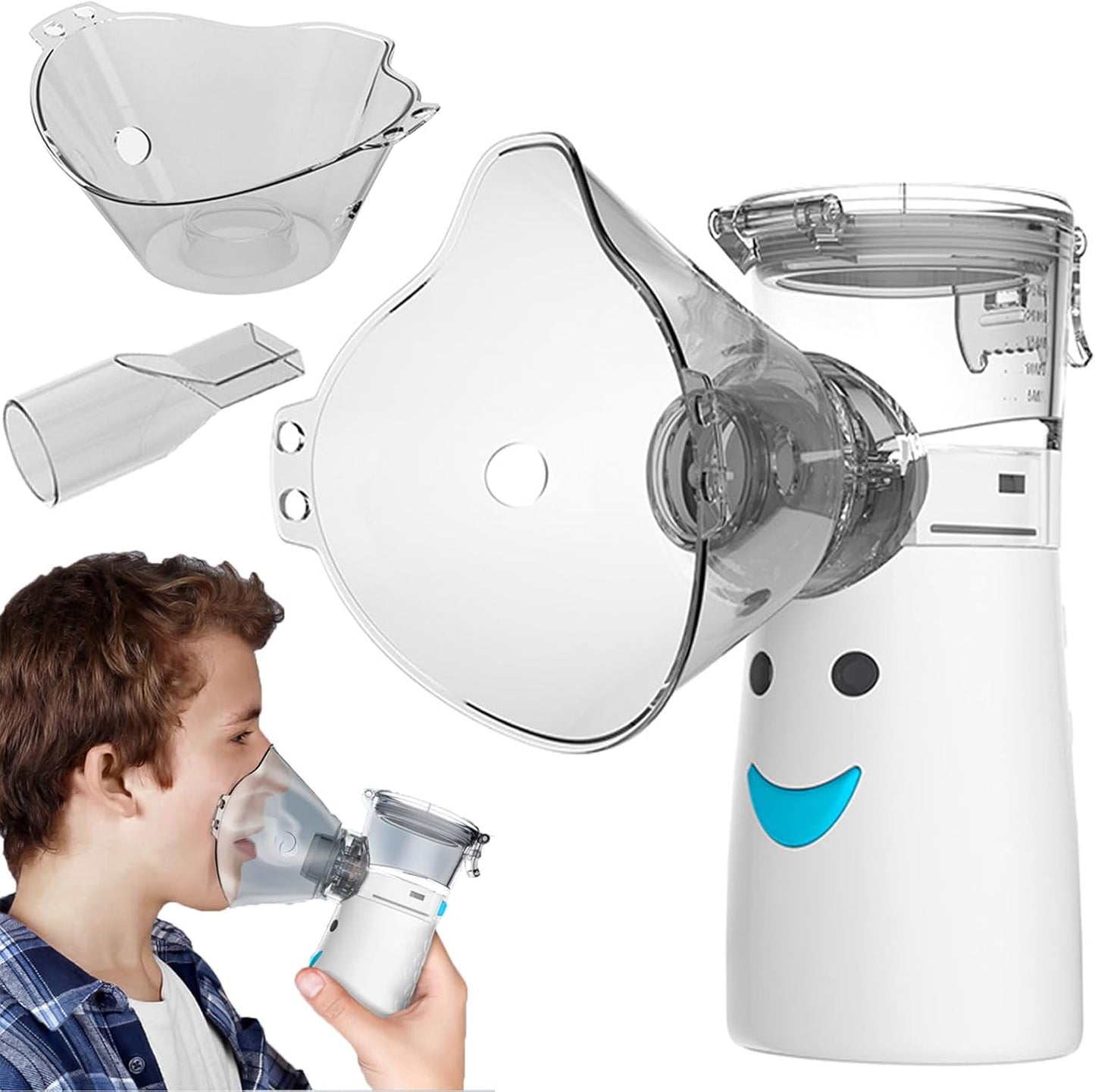 Portable Mesh Nebulizer for Easy Breathing
