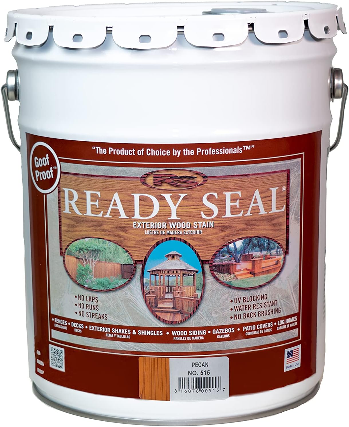 Ready Seal 515 5-Gallon Pecan Wood Stain and Sealer Review