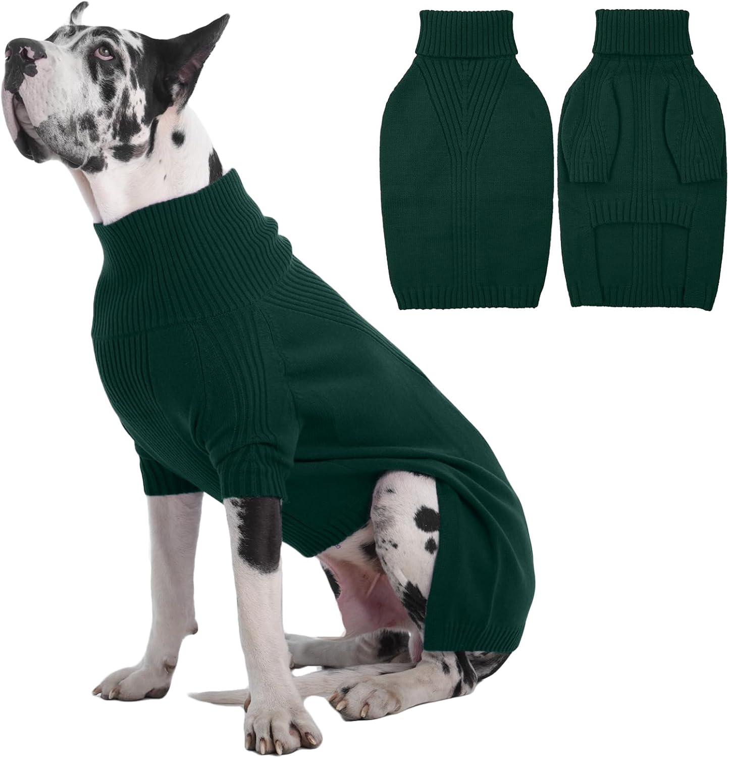 IECOii Great Dane Sweater for Extra Large Dogs in Winter