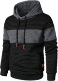 Overview Qichic Plaid Jacquard Hoodie - Stylish Comfort