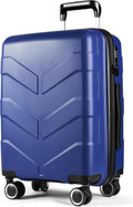 20-inch Hardside Carry-On Luggage in Blue - Airline Approved Spinner