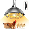 350 Watt Heat Lamp for Chickens - Two-Stage Coop Heater