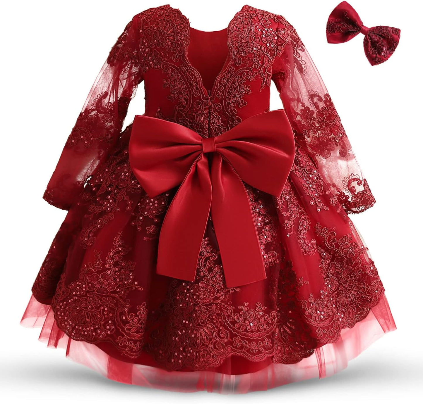 NNJXD Girls' Tulle Flower Princess Wedding Dress Review