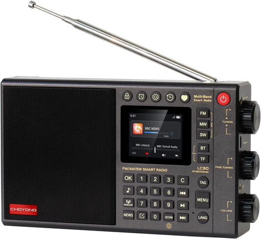 CHOYONG LC90 Multi-Band Smart Internet Radio with Bluetooth