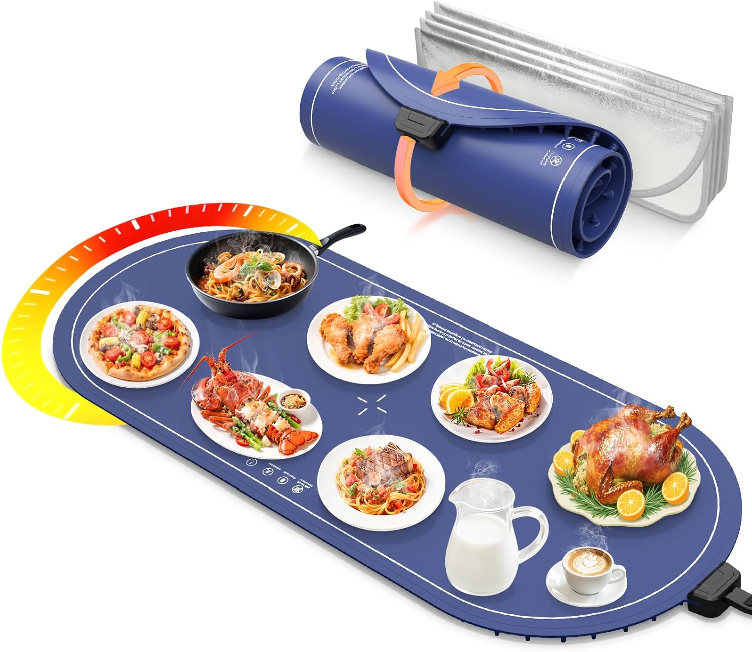 Extra Large Food Warming Mat for Parties and Buffets - 36x15in