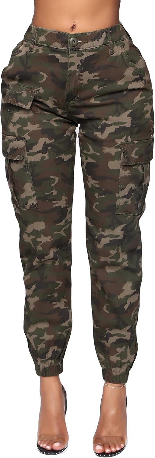 High Waisted Cargo Joggers Pants for Women - Stylish Comfort