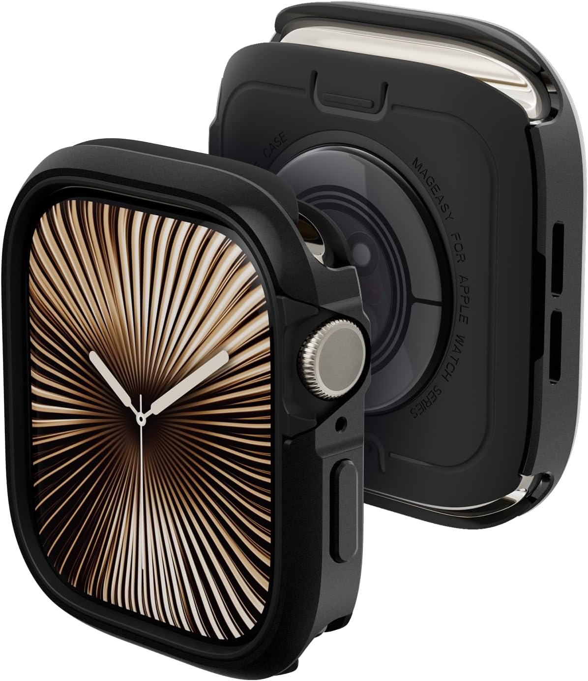 MAGEASY Rugged Case for 46mm Apple Watch Series 11, 10 - Odyssey
