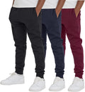 Boys Sweatpants 3 Pack Fleece Joggers Size 4-20 - Cozy Active Wear