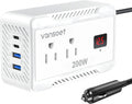 200W Car Power Inverter DC 12V to 110V AC with USB-C Fast Charge