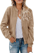 MIROL Women's Sherpa Fleece Jacket: Cozy & Stylish Bomber
