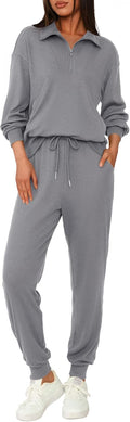 Women's 2 Piece Tracksuit Fall Outfits 2025 - Cozy Travel Set