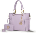 MKF Collection Tote Bag for Women - 2-PC Designer Handbag Set