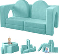 Modular Kids Couch 10PCS Play Sofa - Creative Soft Foam Couch
