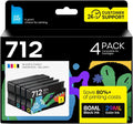 712XL Ink Cartridges Compatible Replacement for HP 712XL - High Yield