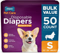 Dog Diapers Female Small 50 Count - Reliable Leakproof Protection