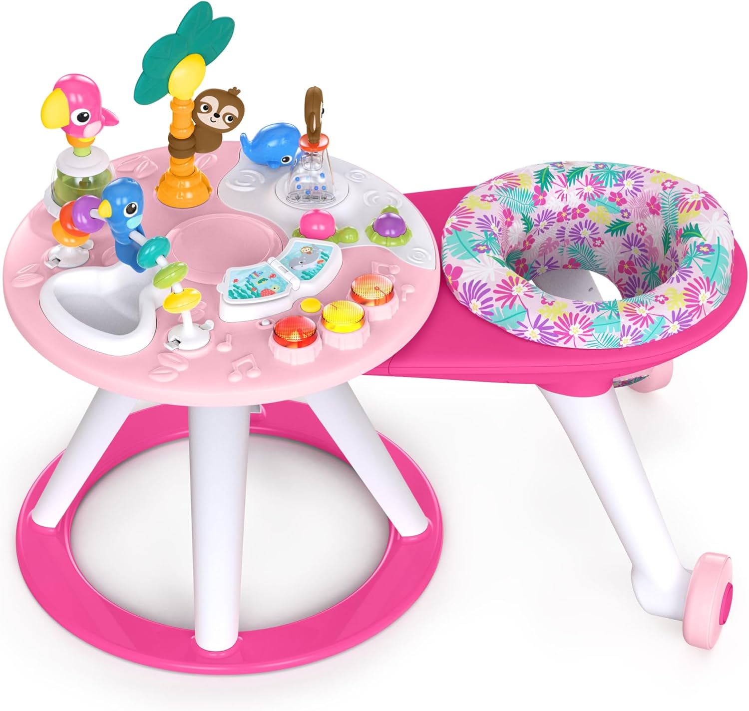 Bright Starts Around We Go 2-in-1 Baby Walker for Fun Play
