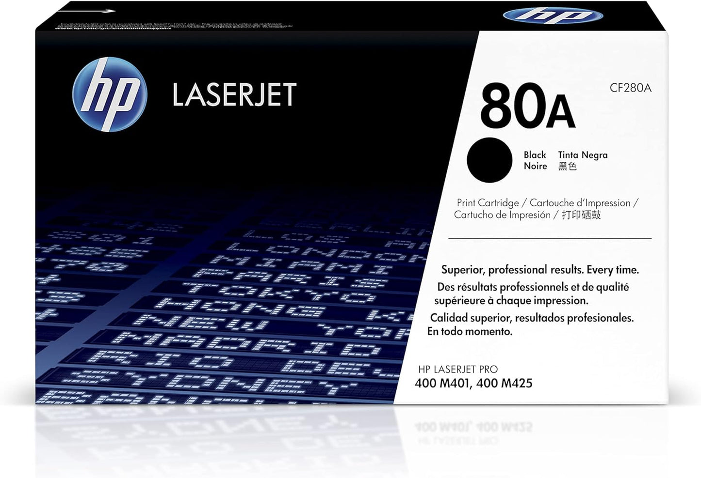 HP 80A Black Toner | LaserJet Pro 400 Compatible | Crisp Prints