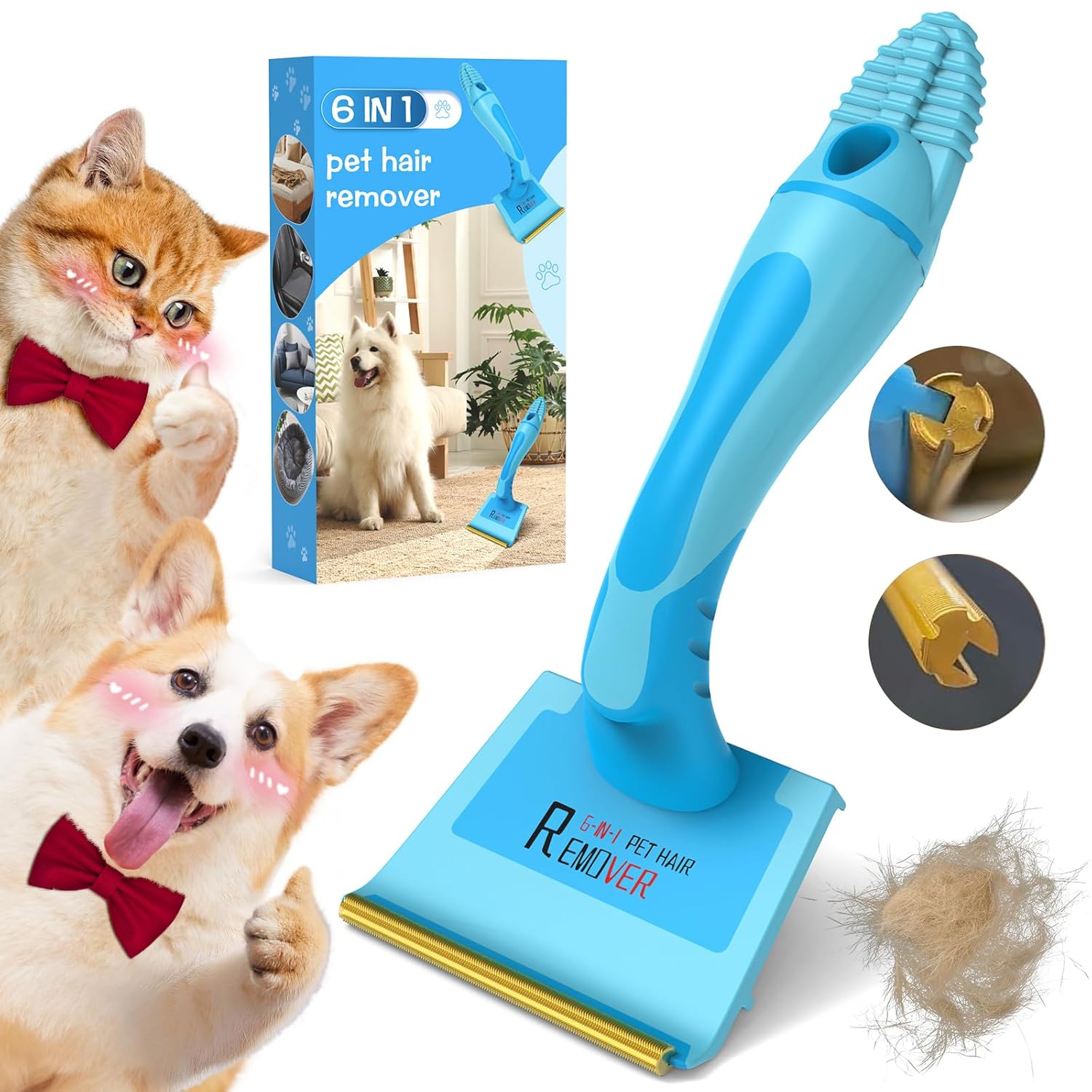 Effortlessly Remove Pet Hair Everywhere!