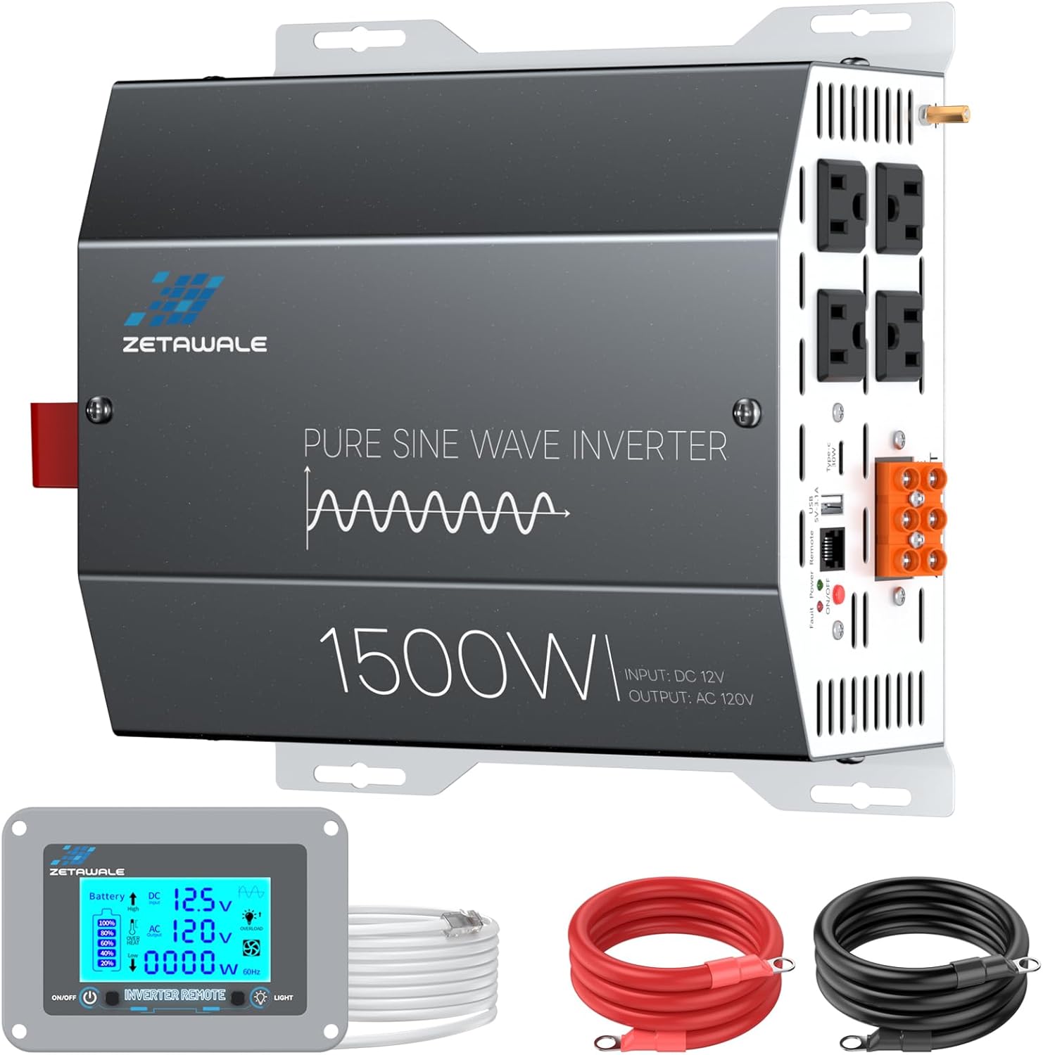 1500 Watt Pure Sine Wave Inverter for Off-Grid Power Needs