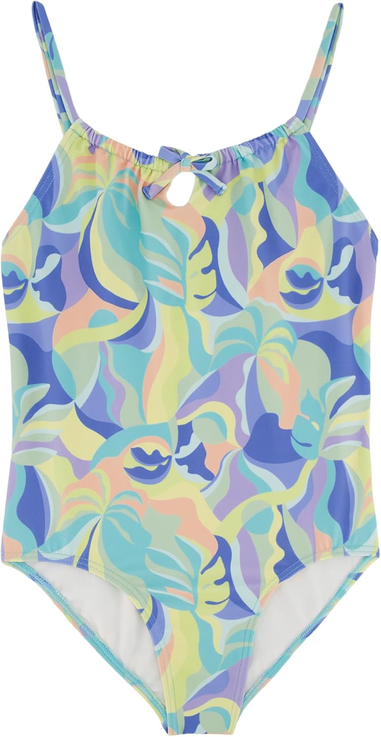 Billabong Girls One-Piece Swimsuit with UPF 50+ Sun Protection