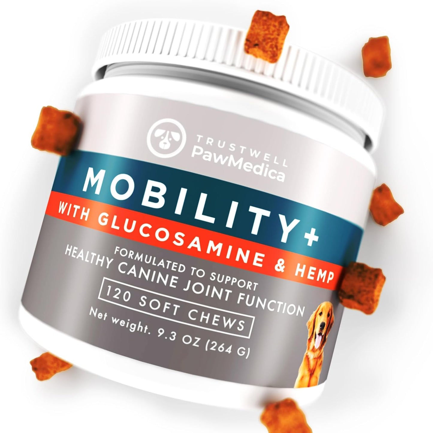 PawMedica Glucosamine for Dogs - Joint Care Chews for Mobility