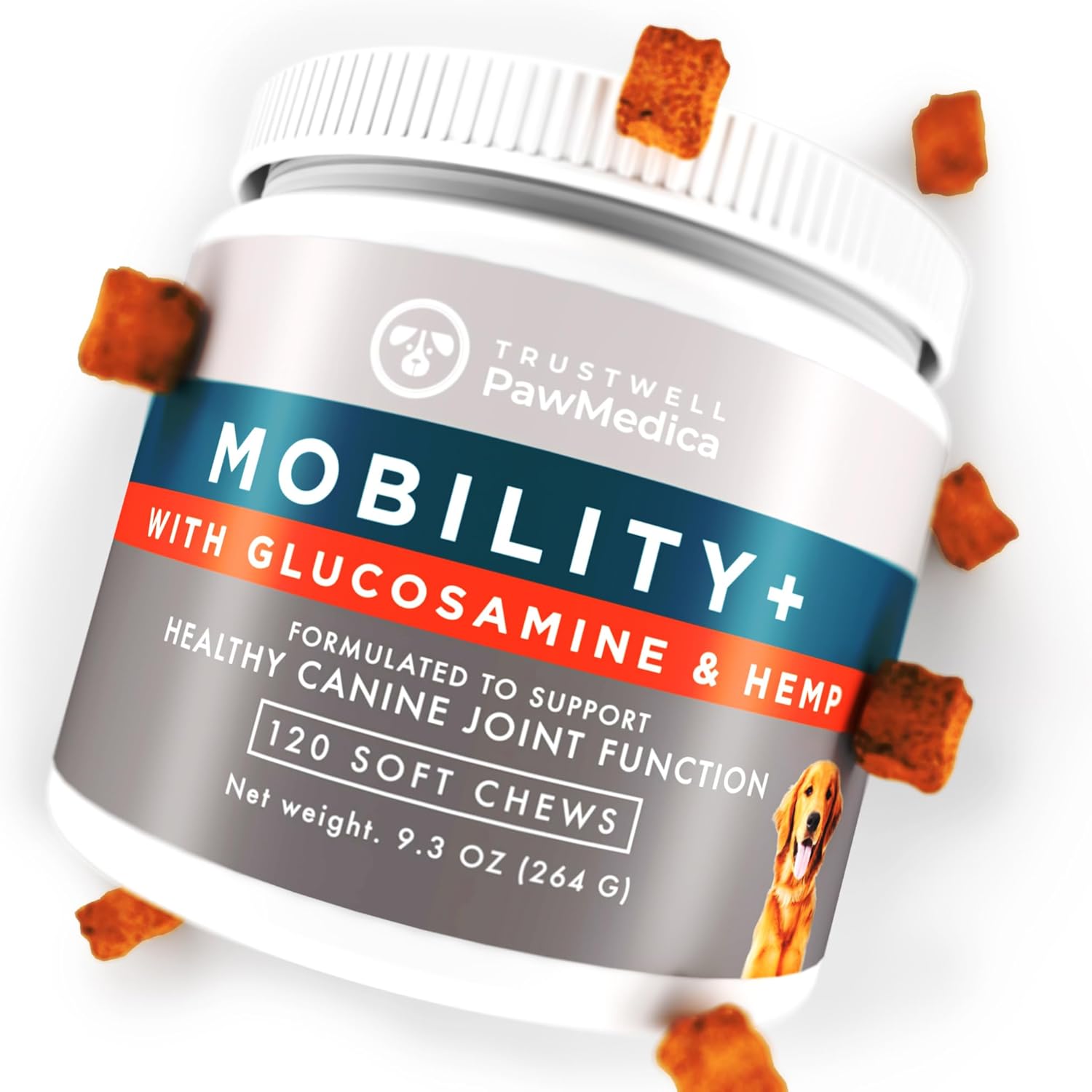 PawMedica Glucosamine for Dogs - Joint Care Chews for Mobility