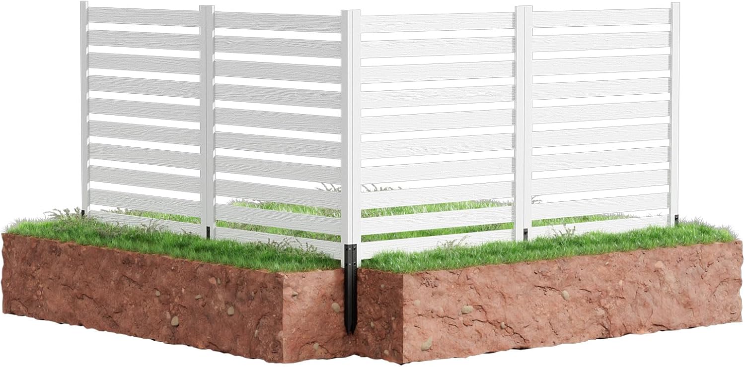 ROOMTEC Privacy Fence Panel Set - Outdoor Trash Can Enclosure| 38 characters