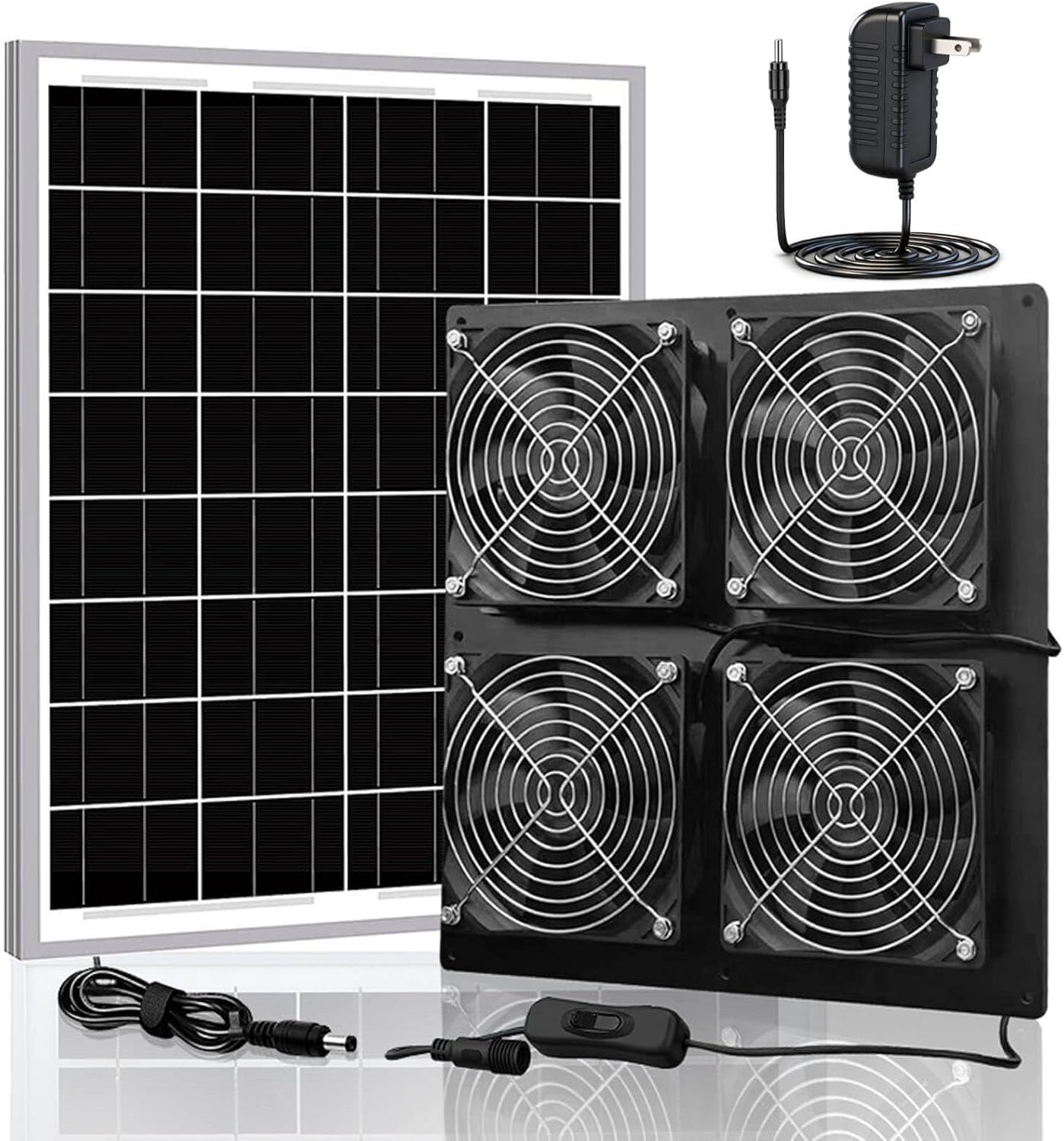 Powerful Solar Exhaust Fan for Chicken Coop with Easy Installation