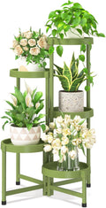 5 Tier Folding Plant Stand Corner Shelf - Space Saving Garden Rack